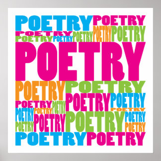 Colorful Poetry Poster