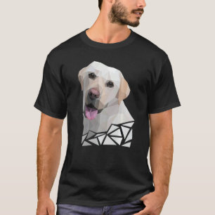 Colorful Polygon Labrador Retriever Portrait Lab O T-Shirt