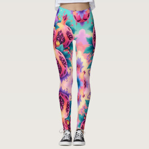 Colorful Pomegranate Leggings