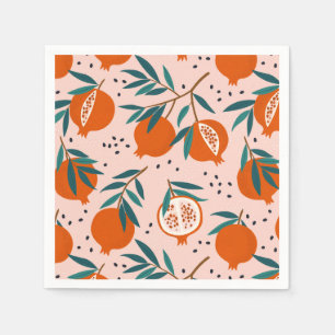 Colorful Pomegranate Pattern Napkin