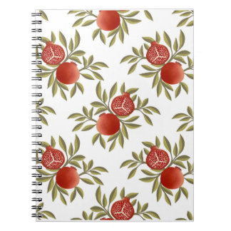 Colorful Pomegranate Pattern Notebook – Vibrant Re
