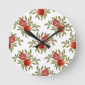 Colorful Pomegranate Pattern Wall Clock |