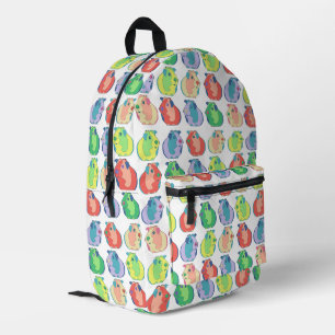 Colorful Pop Art Guinea Pig Pattern Printed Backpack