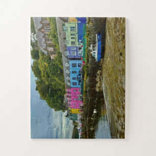 Colorful Portree Harbor Isle of Skye Jigsaw Puzzle