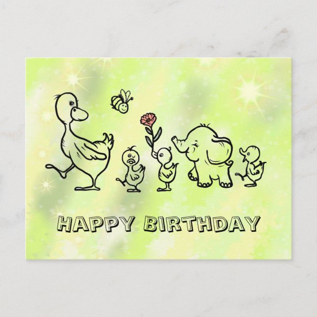 colorful postcard (Front)