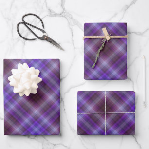 Colorful Pretty Purple Colors Of The Year Wrapping Paper Sheet