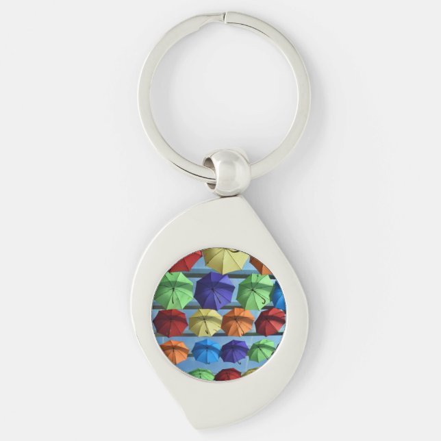 Colorful Protection Metal Key Ring (Front)