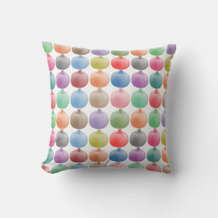 Colorful pumpkin pattern cushion