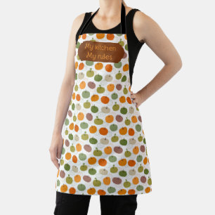 Colorful Pumpkins Apron