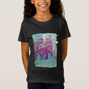 Colorful Purple Castle in Budapest T-Shirt