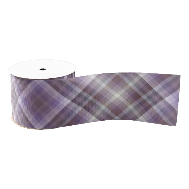 Colorful Purple Fashion Show Inspired Stripes Grosgrain Ribbon (Spool)