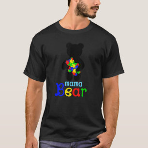 colorful puzzle pieces Autism Awareness Autism bae T-Shirt