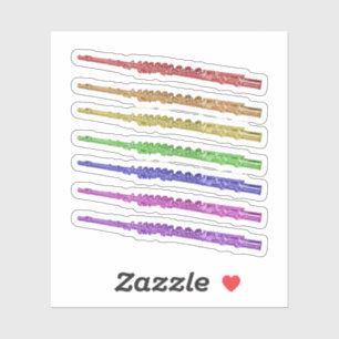Colorful Rainbow Flutes