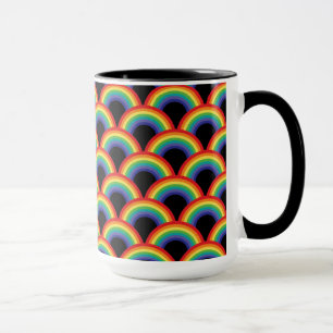 Colorful Rainbow Pattern Mug