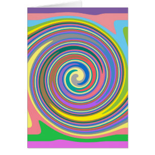 Colorful rainbow swirl pattern