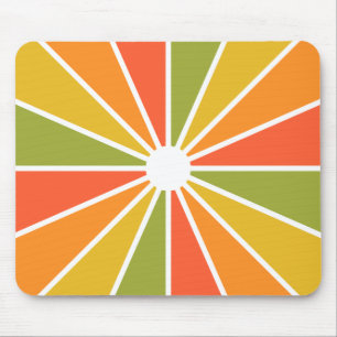 Colorful Rays mousepad, customizable Mouse Mat