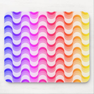 Colorful Retro Fifties Abstract Mouse Mat