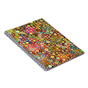 Colorful Retro Spots + your idea Notebook
