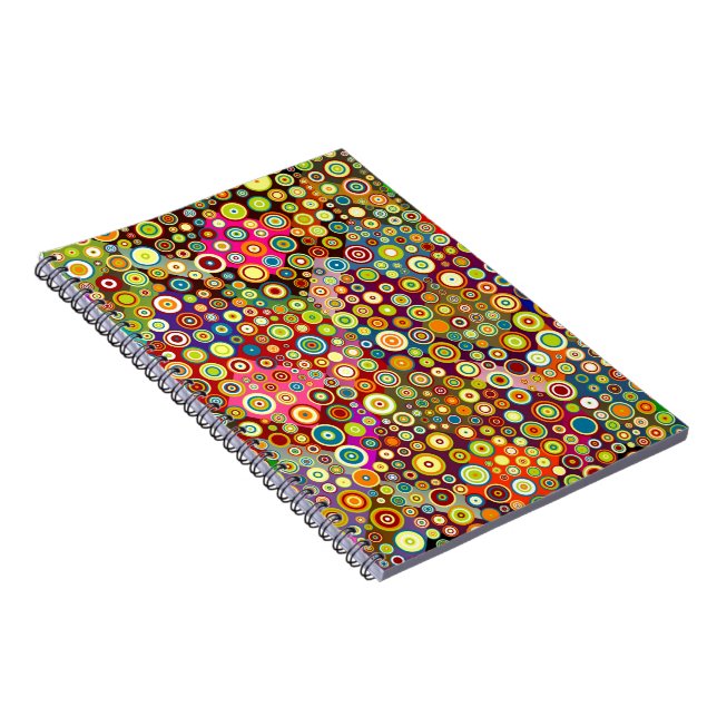 Colorful Retro Spots + your idea Notebook (Right Side)