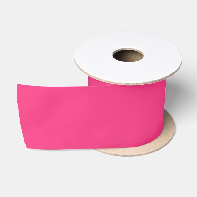 Colorful rustic floral pattern retro  satin ribbon (Spool)