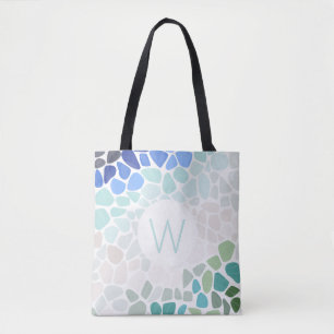 Colorful Sea Glass Tote Bag