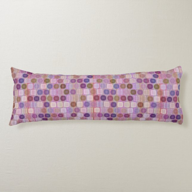 Colorful shapes body cushion (Front)