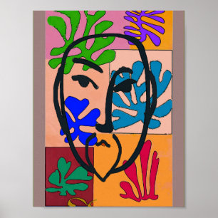 Colorful Shapes Matisse Style Poster