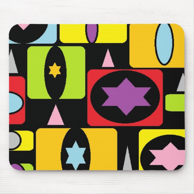 COLORFUL SHAPES MOUSE MAT (Front)