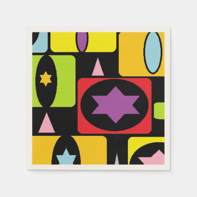 COLORFUL SHAPES NAPKIN (Front)