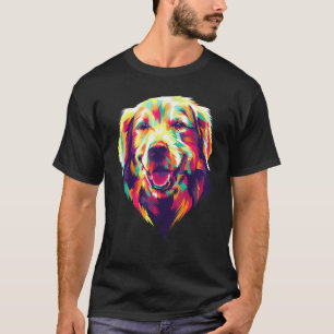 Colorful Shepherd Dog   Face Pop Cool Art Style Wo T-Shirt