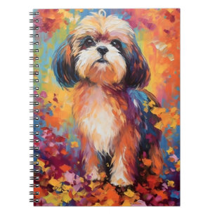Colorful Shih Tzu Notebook