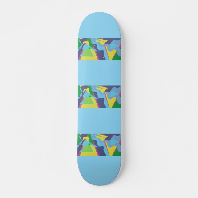 Colorful Skateboard Deck (Front)
