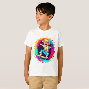 COLORFUL SKATER FUN! T-Shirt