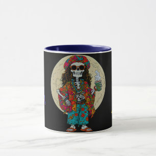 Colorful Skeleton Dad Mug