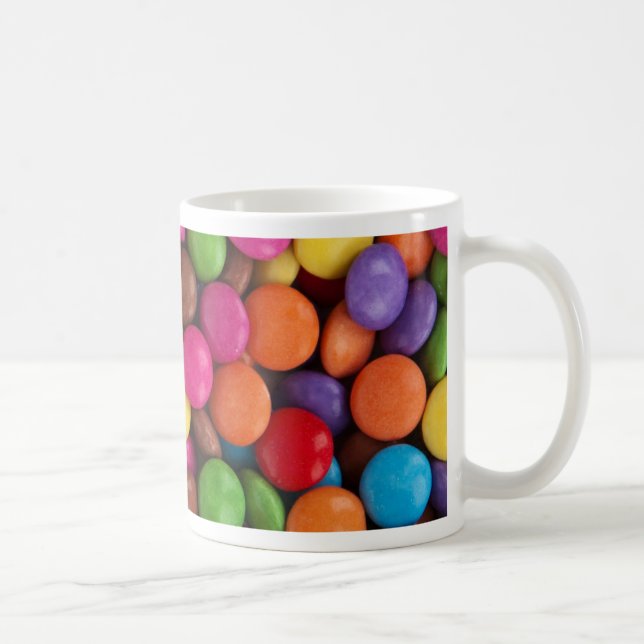 Colorful skittles candy coffee mug (Right)