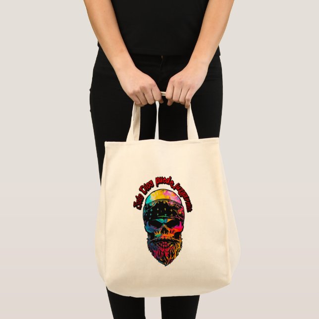 Colorful Skull - Bolsa Tote Bag (Front (Product))