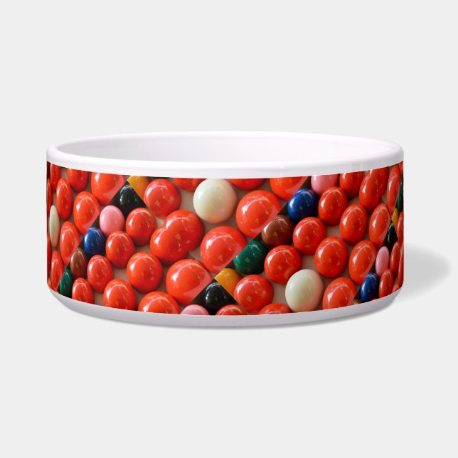Colorful Snooker Balls, (Front)