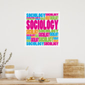 Colorful Sociology Poster (Kitchen)