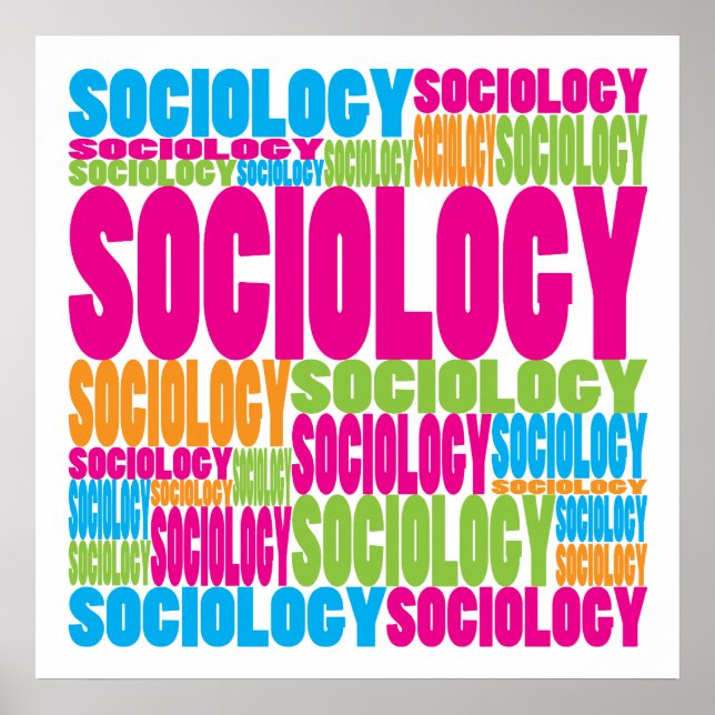 Colorful Sociology Poster (Front)