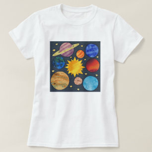 Colorful Solar System T-Shirt