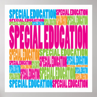 Colorful Special Education Poster