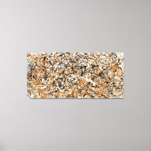 COLORFUL SPLATTER XIV - Action painting -Abstract- Canvas Print
