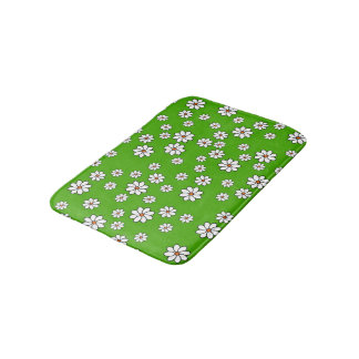 Colorful spring bath mat