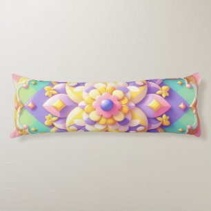 colorful spring/Easter/princess pastel Body Cushion