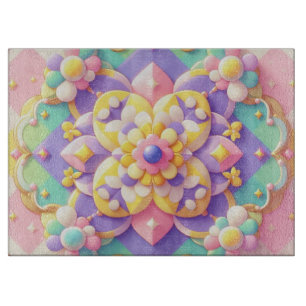 colorful spring/Easter/princess pastel Cutting Board