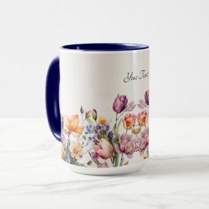 Colorful Spring Flowers Mug
