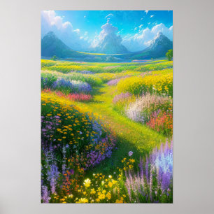 Colorful Spring Symphony Poster