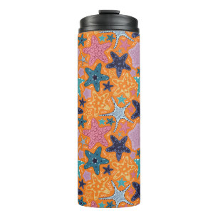 Colorful Star fishes  Thermal Tumbler