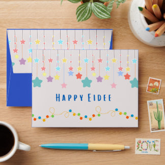 Colorful Starry Eidee Envelope