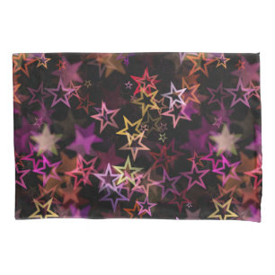 Colorful Stars Dance Whimsically  Pillowcase